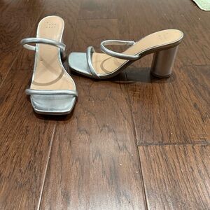 a new day Silver Strappy Heels